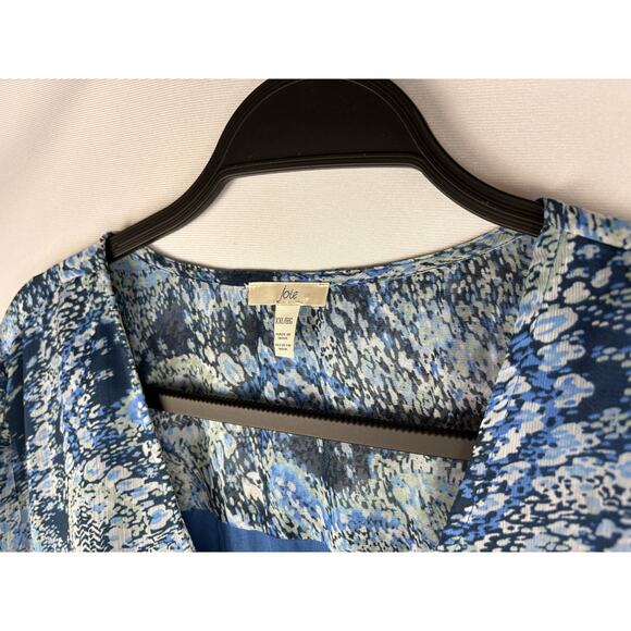 NEW Joie Maxi Dress Size XXL Blue Green Parisian Paisley Tiered - Picture 4 of 8